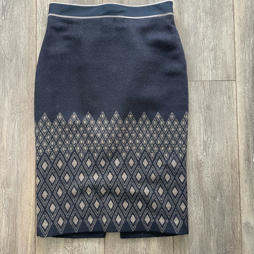 Wool midi skirt L.P. Confezioni